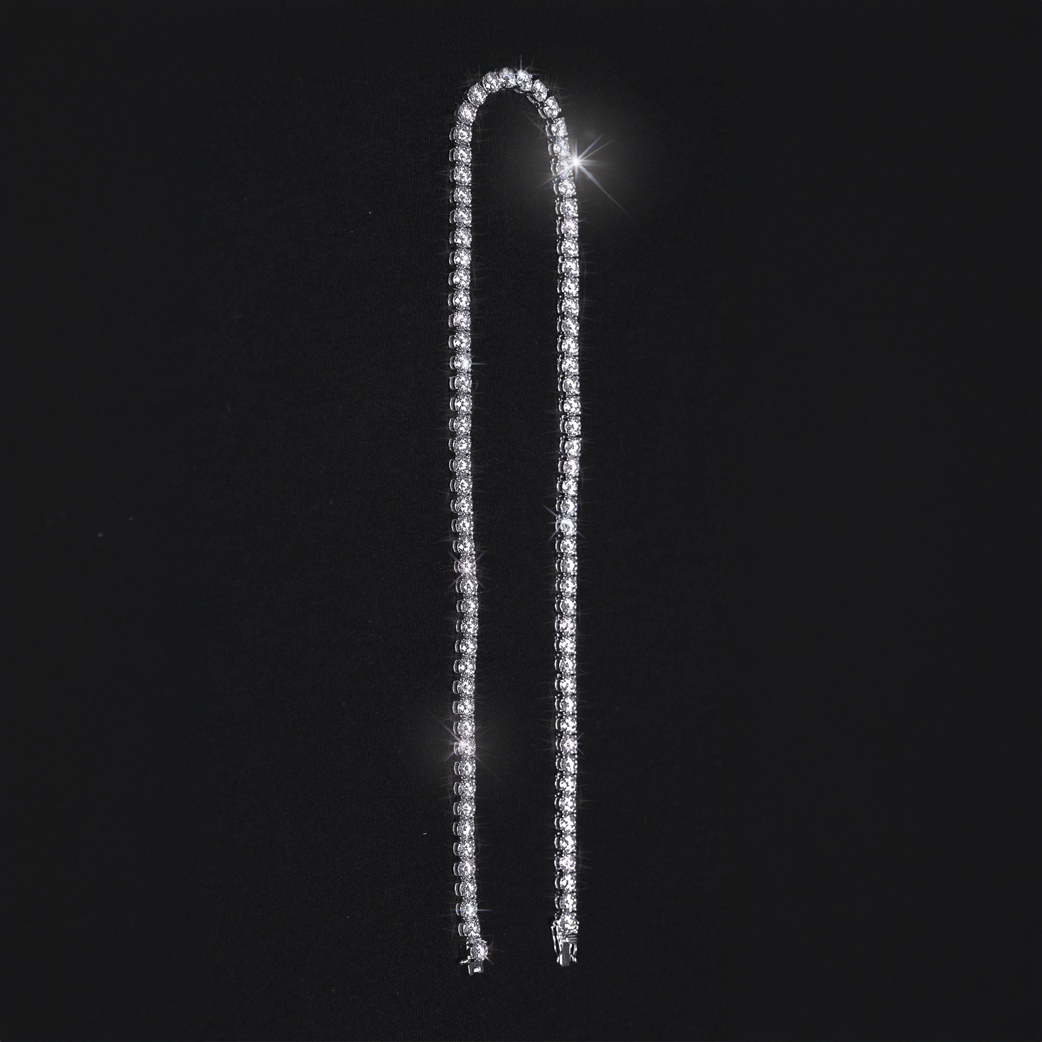 5MM 925S & VVS MOISSANITE TENNIS CHAIN WHITE GOLD