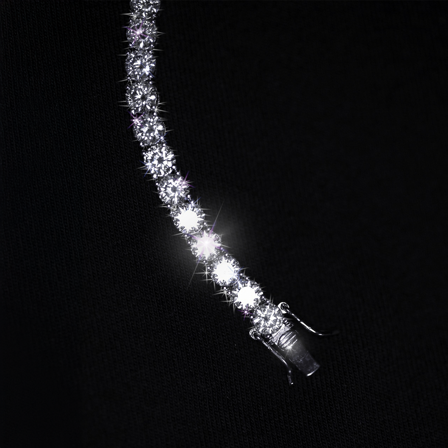 5MM 925S & VVS MOISSANITE TENNIS BRACELET WHITE GOLD